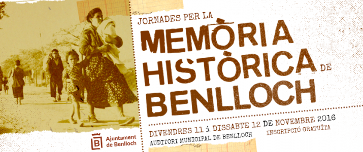 Jornades per la Memòria Històrica de Benlloch