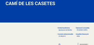 L’Ajuntament de Benlloc condiciona el camí de Les Casetes amb el suport de la Generalitat Valenciana